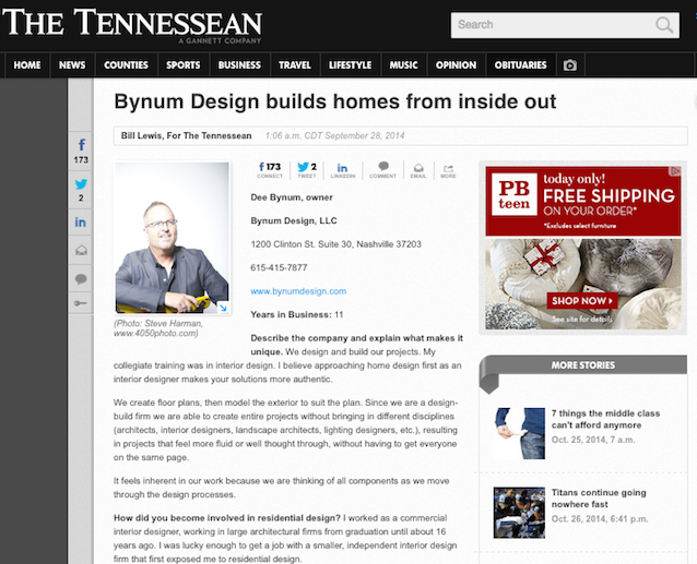 Bynum Design The Tennessean
